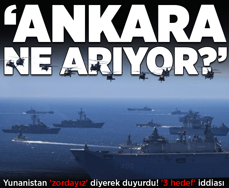Yunan basını 'zordayız' diyerek duyurdu! '3 hedef' iddiası: 'Türkiye ne arıyor?' Yunan basını 'zordayız' diyerek duyurdu! '3 hedef' iddiası: 'Türkiye ne arıyor?'