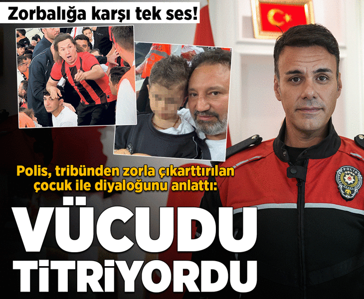 Polis, Gençlerbirliği-Fenerbahçe maçından zorla çıkarttırılan çocuk ile diyaloğunu anlattı: Vücudu titriyordu Polis, Gençlerbirliği-Fenerbahçe maçından zorla çıkarttırılan çocuk ile diyaloğunu anlattı: Vücudu titriyordu