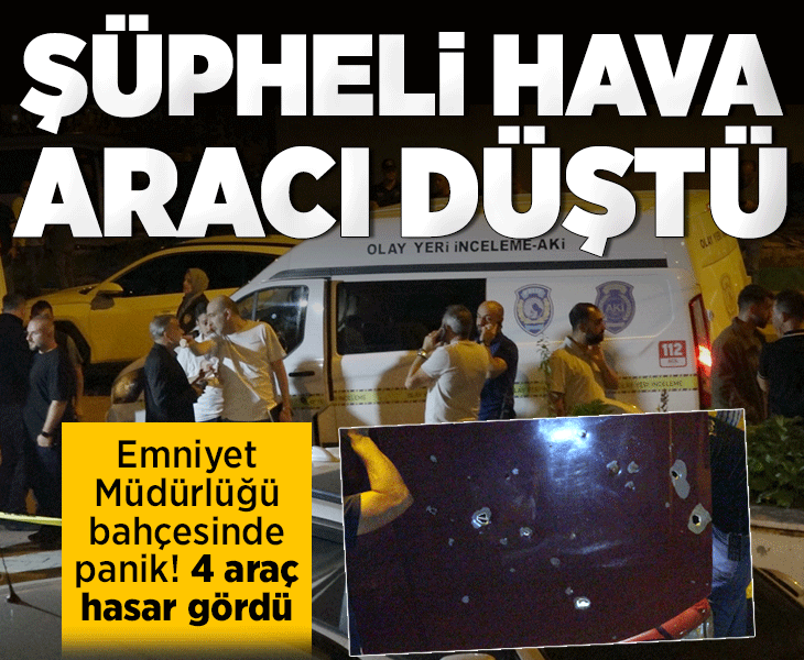 Trabzon'da hareketli dakikalar! Emniyet müdürlüğünün bahçesine şüpheli hava aracı düştü.. Vali Şahin: İnceleme başlatıldı Trabzon'da hareketli dakikalar! Emniyet müdürlüğünün bahçesine şüpheli hava aracı düştü.. Vali Şahin: İnceleme başlatıldı