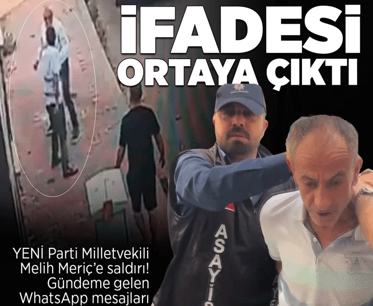 Son dakika... YENİ Parti Milletvekili Melih Meriç'i bıçakla yaralayan şüphelinin ifadesine ulaşıldı Son dakika... YENİ Parti Milletvekili Melih Meriç'i bıçakla yaralayan şüphelinin ifadesine ulaşıldı
