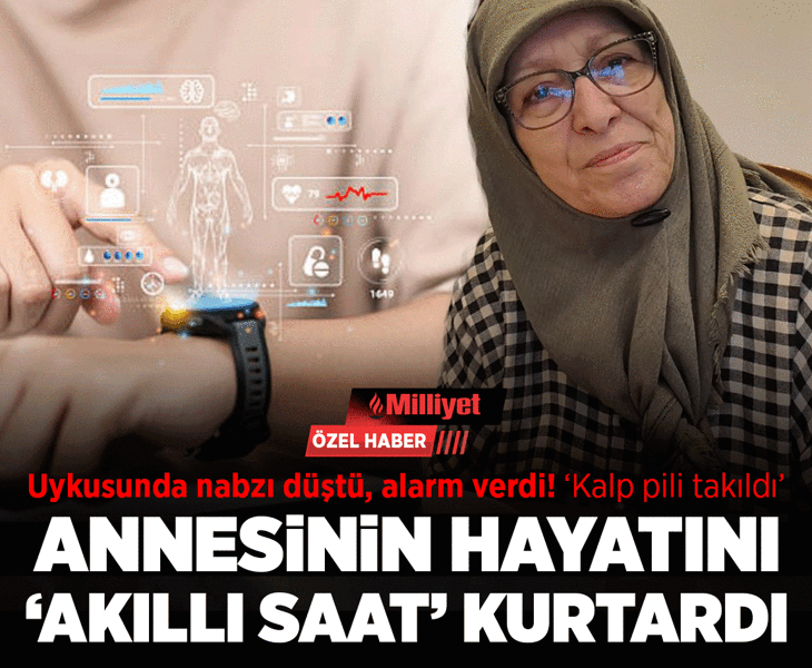 Annesinin hayatını ‘akıllı saat’ kurtardı! Uykusunda nabzı düştü, alarm verdi: ‘Kalp pili takıldı’ Annesinin hayatını ‘akıllı saat’ kurtardı! Uykusunda nabzı düştü, alarm verdi: ‘Kalp pili takıldı’