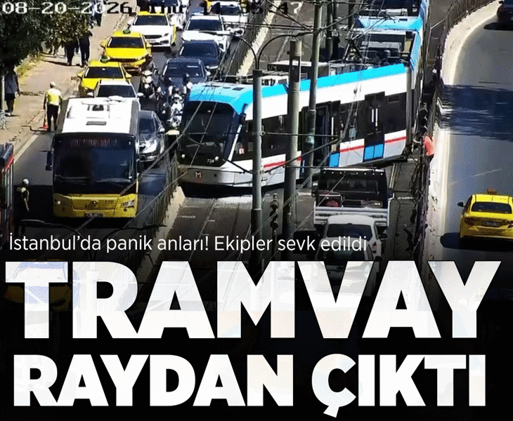 Son dakika... İstanbul'da tramvay raydan çıktı! Ekipler olay yerine sevk edildi Son dakika... İstanbul'da tramvay raydan çıktı! Ekipler olay yerine sevk edildi