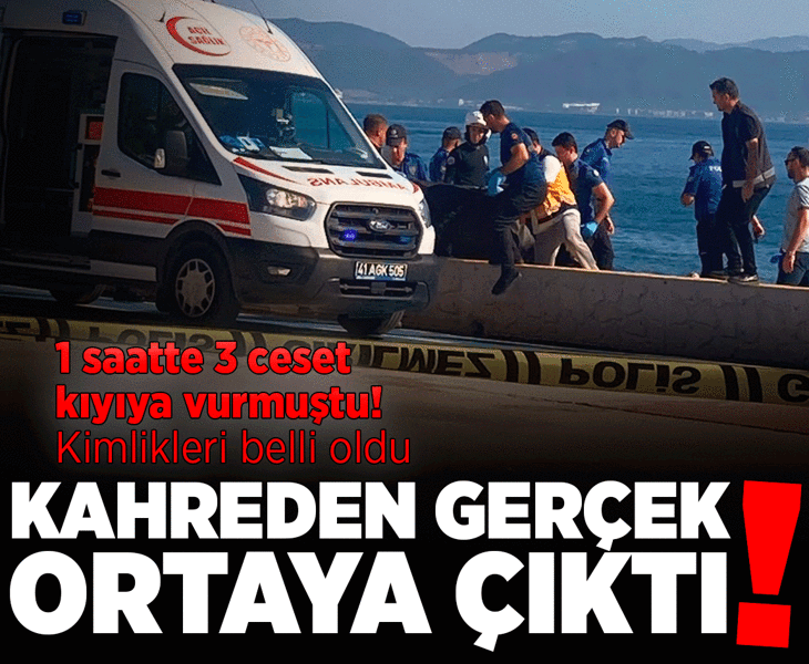 Kocaeli sahilinde gizemli olay! 1 saat içinde 3 ceset bulunmuştu; kahreden gerçek ortaya çıktı Kocaeli sahilinde gizemli olay! 1 saat içinde 3 ceset bulunmuştu; kahreden gerçek ortaya çıktı