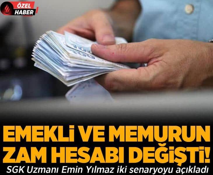 Emekli ve memurun zam hesabı değişti! SGK Uzmanı Emin Yılmaz iki senaryoyu açıkladı Emekli ve memurun zam hesabı değişti! SGK Uzmanı Emin Yılmaz iki senaryoyu açıkladı