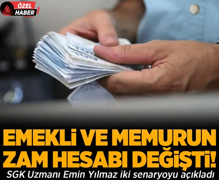 Emekli ve memurun zam hesabı değişti! SGK Uzmanı Emin Yılmaz iki senaryoyu açıkladı Emekli ve memurun zam hesabı değişti! SGK Uzmanı Emin Yılmaz iki senaryoyu açıkladı