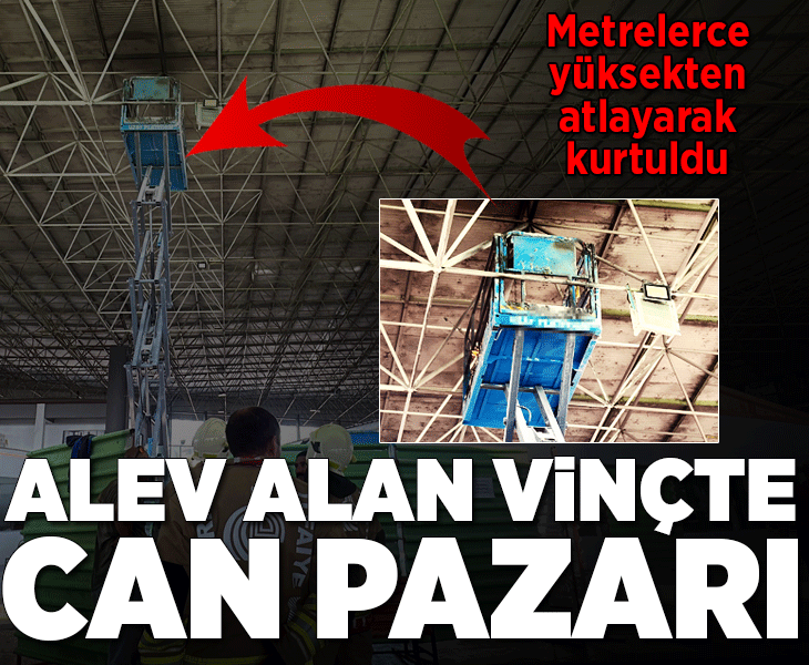 Edirne Otogarı'nda can pazarı! İnşatta sepetli vinç alev aldı; 2 işçi yaralı Edirne Otogarı'nda can pazarı! İnşatta sepetli vinç alev aldı; 2 işçi yaralı
