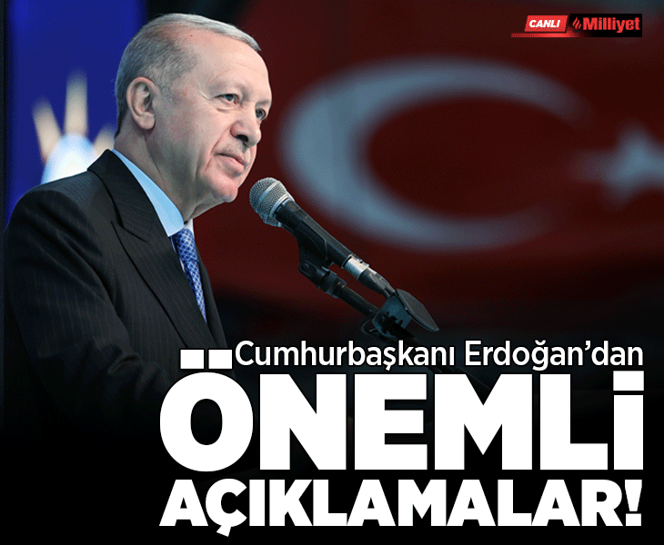 Son dakika... Cumhurbaşkanı Erdoğan'dan önemli açıklamalar Son dakika... Cumhurbaşkanı Erdoğan'dan önemli açıklamalar