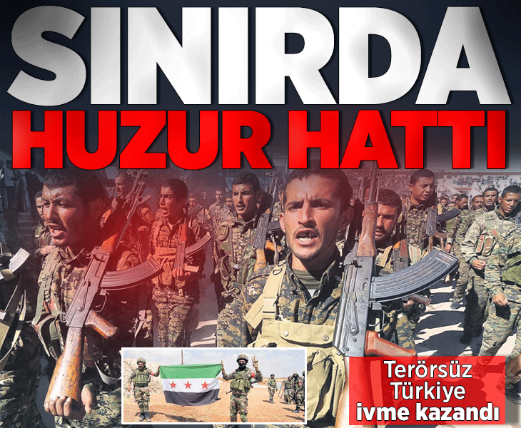 Terörsüz Türkiye ivme kazandı! Sınırda ‘huzur hattı’ şekilleniyor Terörsüz Türkiye ivme kazandı! Sınırda ‘huzur hattı’ şekilleniyor