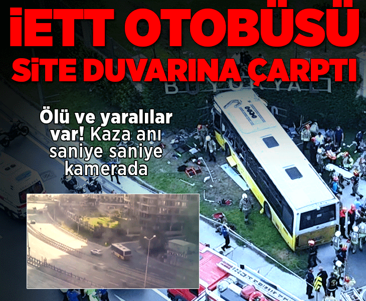 Son dakika... Zeytinburnu’nda İETT otobüsü sitenin bahçe duvarına çarptı! Yaralılar var Son dakika... Zeytinburnu’nda İETT otobüsü sitenin bahçe duvarına çarptı! Yaralılar var