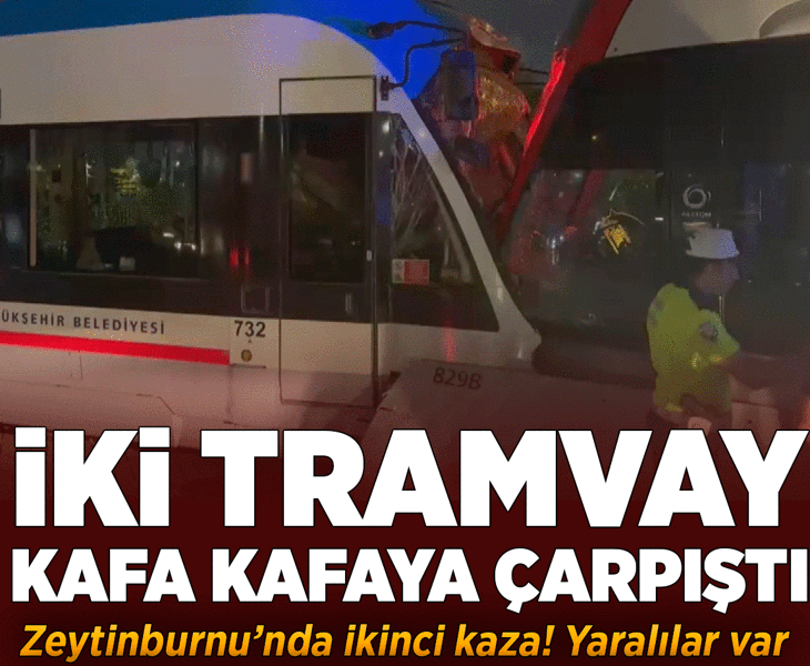 Son dakika: Zeytinburnu'nda iki tramvay kafa kafaya çarpıştı! Yaralılar var Son dakika: Zeytinburnu'nda iki tramvay kafa kafaya çarpıştı! Yaralılar var