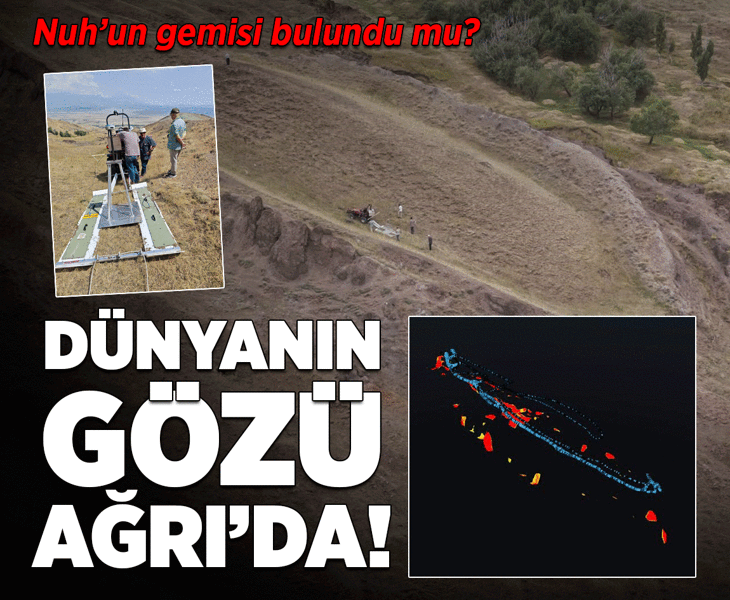 Dünyanın gözü Ağrı'da! Nuh'un gemisi bulundu mu? Dünyanın gözü Ağrı'da! Nuh'un gemisi bulundu mu?