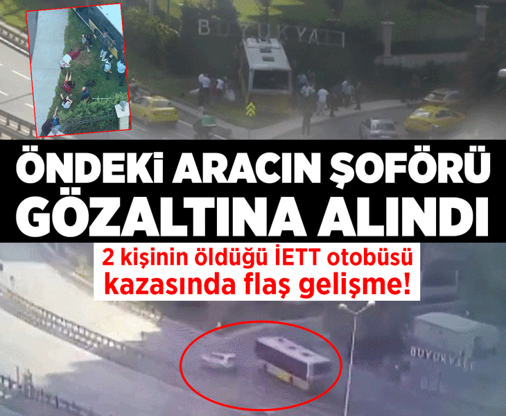 Son dakika... Zeytinburnu'daki İETT otobüsü kazasında öndeki aracın şoförüne gözaltı Son dakika... Zeytinburnu'daki İETT otobüsü kazasında öndeki aracın şoförüne gözaltı
