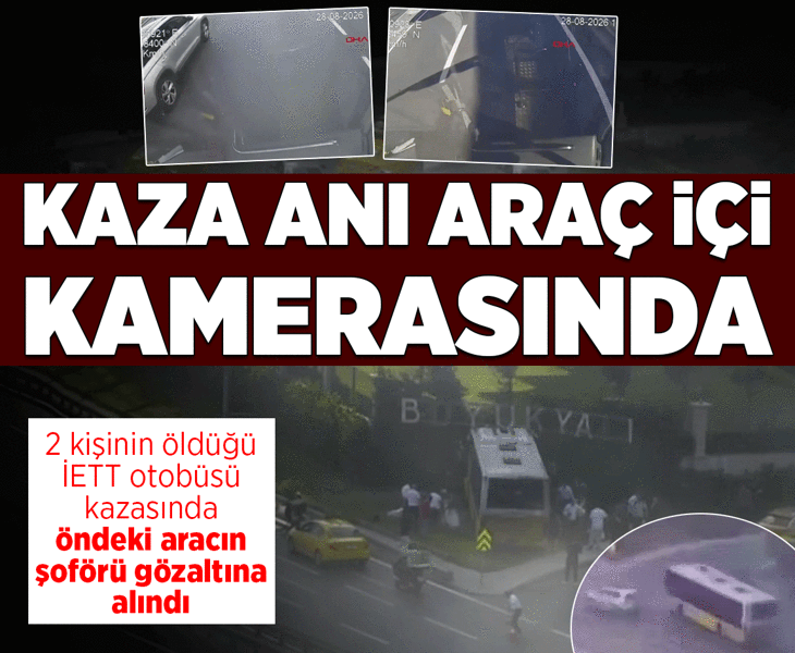 Son dakika... Zeytinburnu'daki İETT otobüsü kazasında öndeki aracın şoförüne gözaltı Son dakika... Zeytinburnu'daki İETT otobüsü kazasında öndeki aracın şoförüne gözaltı