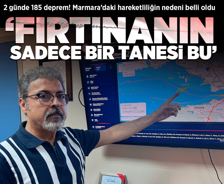 2 günde 185 deprem! Marmara'daki hareketliliğin nedeni ortaya çıktı 2 günde 185 deprem! Marmara'daki hareketliliğin nedeni ortaya çıktı