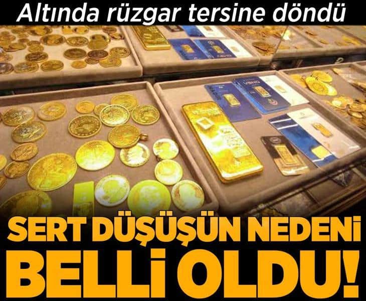 Altında rüzgar tersine döndü! Sert düşüşün nedeni belli oldu Altında rüzgar tersine döndü! Sert düşüşün nedeni belli oldu