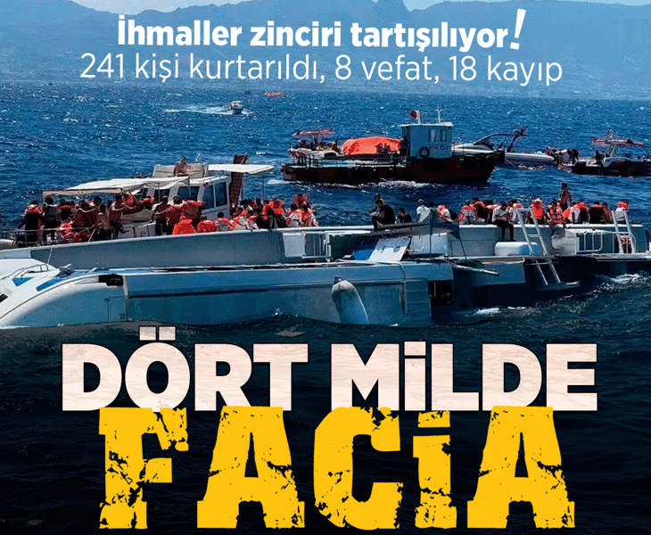 Denizdeki fırtına faciaya dönüştü, katamaran 20 dakikada alabora oldu! 241 kişi kurtarıldı, 8 vefat, 18 kayıp Denizdeki fırtına faciaya dönüştü, katamaran 20 dakikada alabora oldu! 241 kişi kurtarıldı, 8 vefat, 18 kayıp