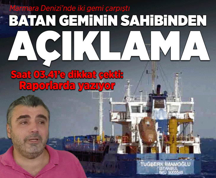 Son dakika... Marmara Denizi'nde iki gemi çarpıştı Son dakika... Marmara Denizi'nde iki gemi çarpıştı
