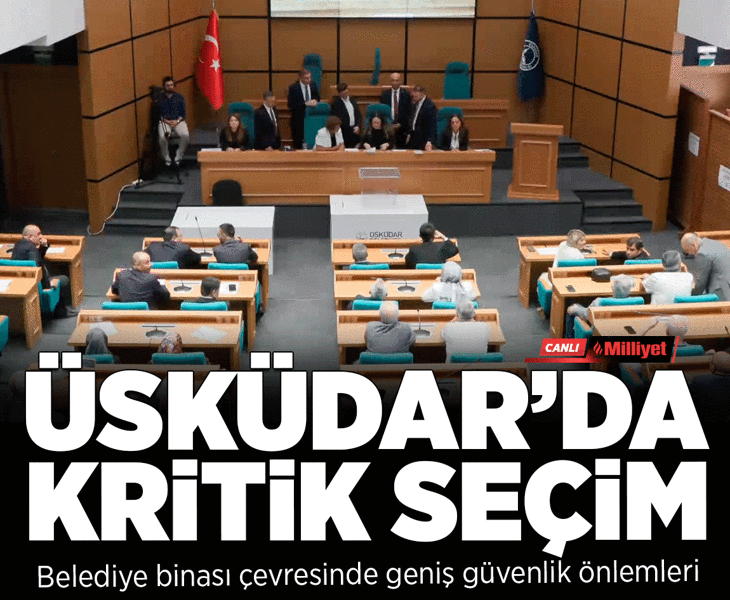 Üsküdar Belediyesi başkan vekili seçimi başladı Üsküdar Belediyesi başkan vekili seçimi başladı