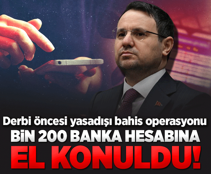 Bakan Gürlek duyurdu: Fenerbahçe-Beşiktaş derbisi öncesi yasa dışı bahis operasyonu Bakan Gürlek duyurdu: Fenerbahçe-Beşiktaş derbisi öncesi yasa dışı bahis operasyonu
