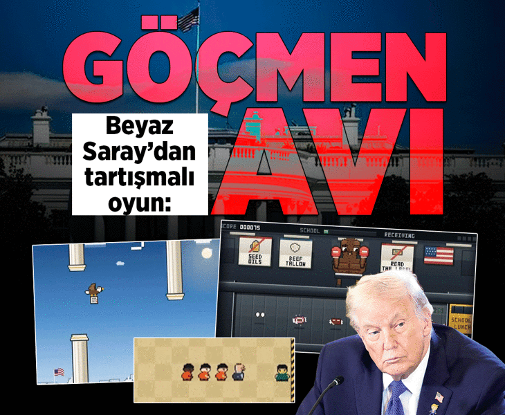 Beyaz Saray'dan tartışmalı oyun: GÖÇMEN AVI Beyaz Saray'dan tartışmalı oyun: GÖÇMEN AVI