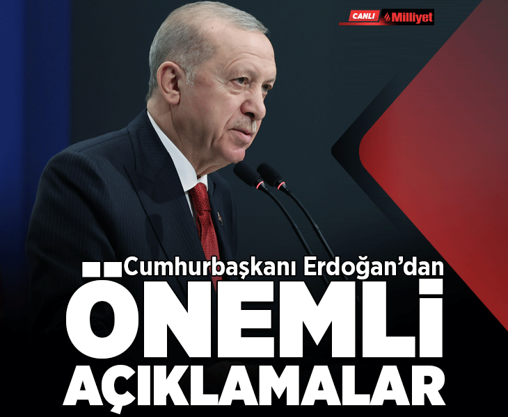 Son dakika... Cumhurbaşkanı Erdoğan'dan önemli açıklamalar Son dakika... Cumhurbaşkanı Erdoğan'dan önemli açıklamalar