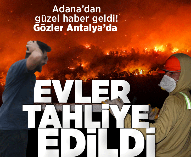 Alevlerle mücadele sürüyor! Antalya'da çok sayıda ev tahliye edildi, bir ev tamamen yandı... İl il son durum Alevlerle mücadele sürüyor! Antalya'da çok sayıda ev tahliye edildi, bir ev tamamen yandı... İl il son durum