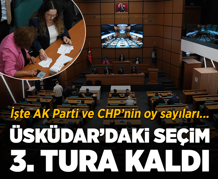 Son dakika... Üsküdar Belediyesi Başkan Vekili seçimi başladı Son dakika... Üsküdar Belediyesi Başkan Vekili seçimi başladı