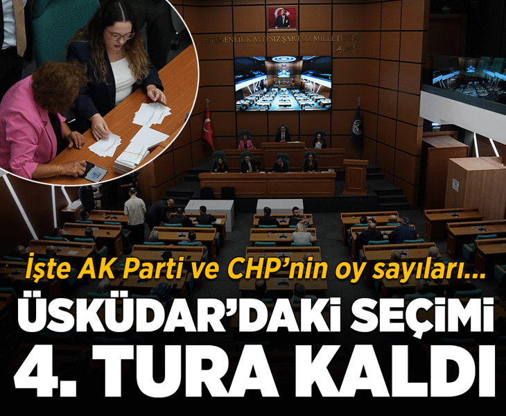 Son dakika... Üsküdar Belediyesi Başkan Vekili seçimi başladı Son dakika... Üsküdar Belediyesi Başkan Vekili seçimi başladı