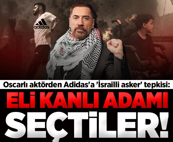 Oscar ödüllü aktör Javier Bardem'den 'İsrailli asker' tepkisi: Adidas, ellerinde kan olan bir adamı seçti Oscar ödüllü aktör Javier Bardem'den 'İsrailli asker' tepkisi: Adidas, ellerinde kan olan bir adamı seçti