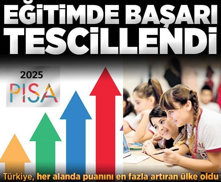 PISA'da tarihi sıçrama: Türkiye her alanda ‘en fazla yükselen ülke’ PISA'da tarihi sıçrama: Türkiye her alanda ‘en fazla yükselen ülke’