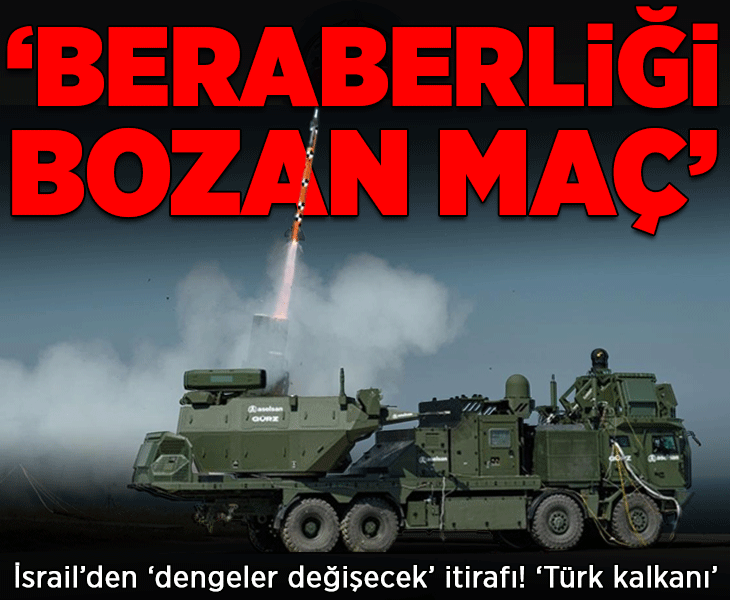 İsrail'de, Türkiye'nin GÜRZ'ü yankılandı! 'Dengeleri değiştirecek' diyerek duyurdular: 'Beraberliği bozan maç' İsrail'de, Türkiye'nin GÜRZ'ü yankılandı! 'Dengeleri değiştirecek' diyerek duyurdular: 'Beraberliği bozan maç'