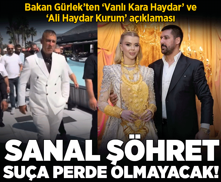 Son dakika... Adalet Bakanı Gürlek'ten 'Vanlı Kara Haydar' ve 'Ali Haydar Kurum' açıklaması Son dakika... Adalet Bakanı Gürlek'ten 'Vanlı Kara Haydar' ve 'Ali Haydar Kurum' açıklaması