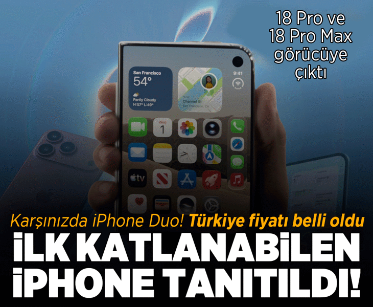 iPhone 18 Pro, 18 Pro Max ve katlanabilir iPhone Duo tanıtıldı! İşte iPhone Duo özellikleri ve Türkiye fiyatı iPhone 18 Pro, 18 Pro Max ve katlanabilir iPhone Duo tanıtıldı! İşte iPhone Duo özellikleri ve Türkiye fiyatı