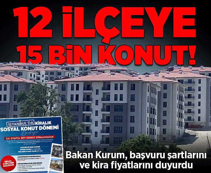 Son dakika: TOKİ'nin İstanbul'daki 15 bin kiralık konut için şartlar belli oldu Son dakika: TOKİ'nin İstanbul'daki 15 bin kiralık konut için şartlar belli oldu