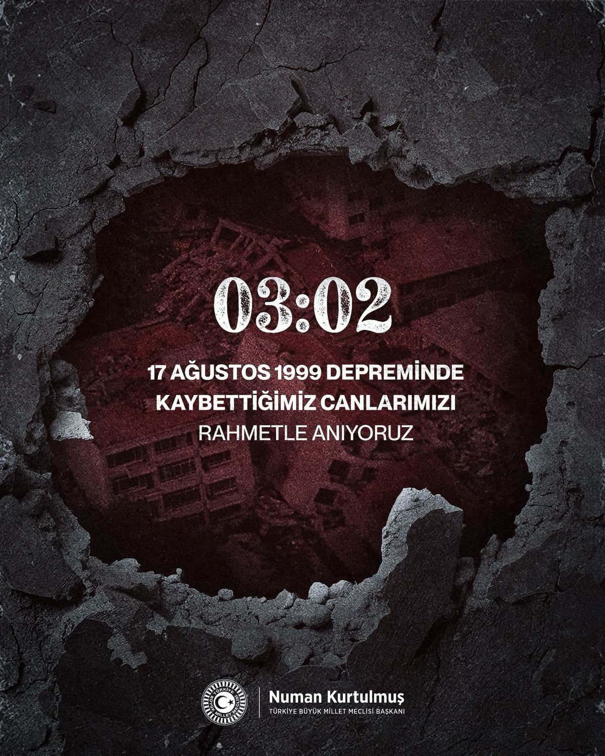 TBMM Başkanı Kurtulmuş, Marmara Depremi’nde hayatını kaybedenleri andı TBMM Başkanı Kurtulmuş, Marmara Depremi’nde hayatını kaybedenleri andı