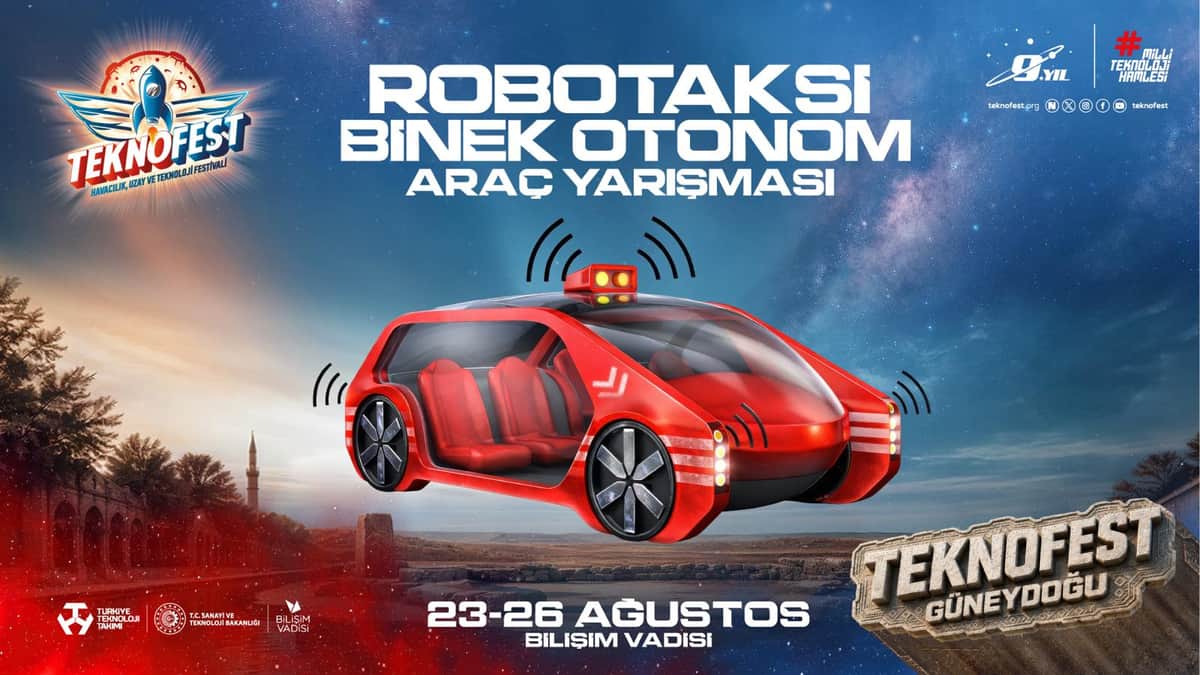 Robotaksi Binek Otonom Araç Yarışması Kocaeli'de Robotaksi Binek Otonom Araç Yarışması Kocaeli'de