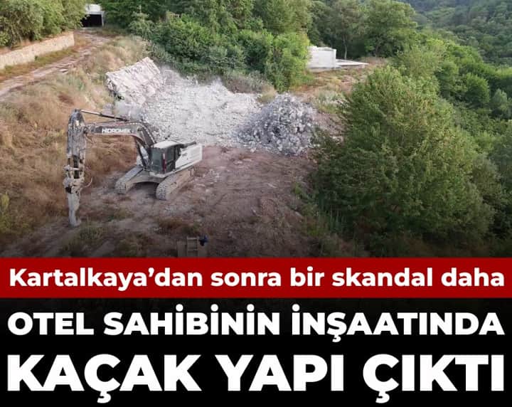 Kartalkaya faciasından sonra bir skandal daha: Otel sahibinin inşaatında kaçak yapı çıktı Kartalkaya faciasından sonra bir skandal daha: Otel sahibinin inşaatında kaçak yapı çıktı