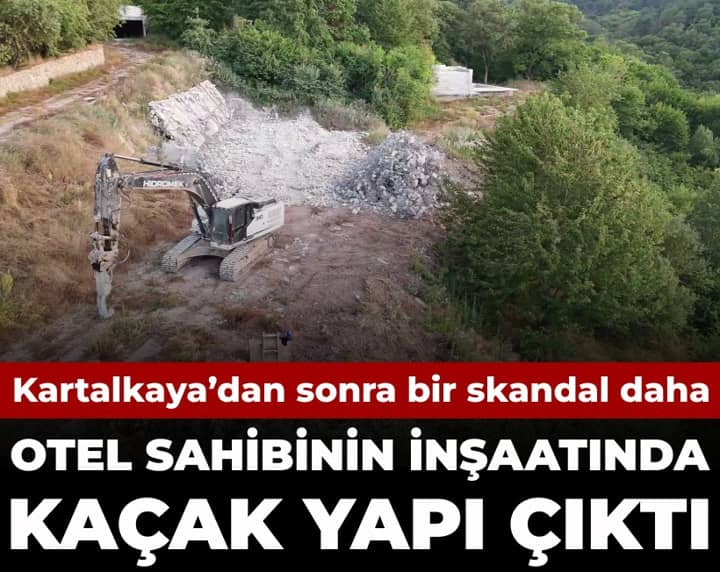 Kartalkaya faciasından sonra bir skandal daha: Otel sahibinin inşaatında kaçak yapı çıktı Kartalkaya faciasından sonra bir skandal daha: Otel sahibinin inşaatında kaçak yapı çıktı