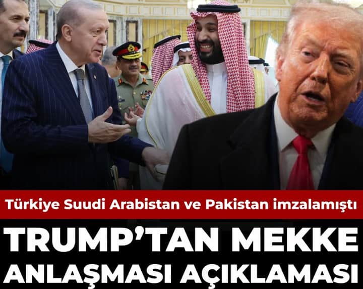 Son Dakika | Trump'tan Türkiye'nin de imzaladığı Mekke anlaşması açıklaması: Mutluluk duyuyorum Son Dakika | Trump'tan Türkiye'nin de imzaladığı Mekke anlaşması açıklaması: Mutluluk duyuyorum