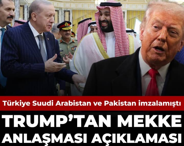 Son Dakika | Trump'tan Türkiye'nin de imzaladığı Mekke anlaşması açıklaması: Mutluluk duyuyorum Son Dakika | Trump'tan Türkiye'nin de imzaladığı Mekke anlaşması açıklaması: Mutluluk duyuyorum