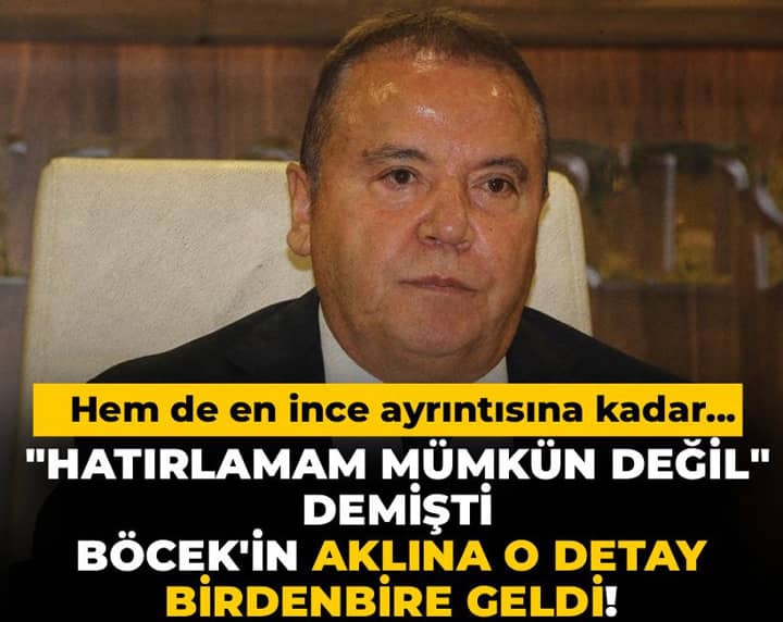 "Hatırlamam mümkün değil" diyen Böcek'in aklına o detay birdenbire geldi! Hem de en ince ayrıntısına kadar "Hatırlamam mümkün değil" diyen Böcek'in aklına o detay birdenbire geldi! Hem de en ince ayrıntısına kadar