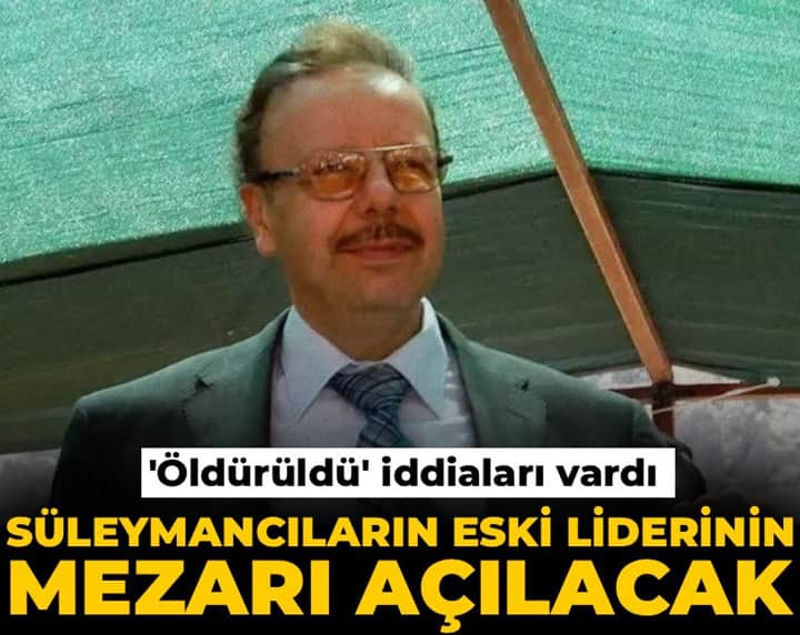 Son Dakika | Süleymancıların eski lideri Arif Ahmet Denizolgun'un mezarı açılacak Son Dakika | Süleymancıların eski lideri Arif Ahmet Denizolgun'un mezarı açılacak
