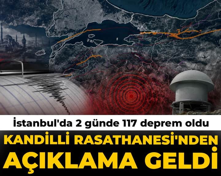 Son dakika | Kandilli'den İstanbul'daki deprem fırtınası için ilk açıklama Son dakika | Kandilli'den İstanbul'daki deprem fırtınası için ilk açıklama