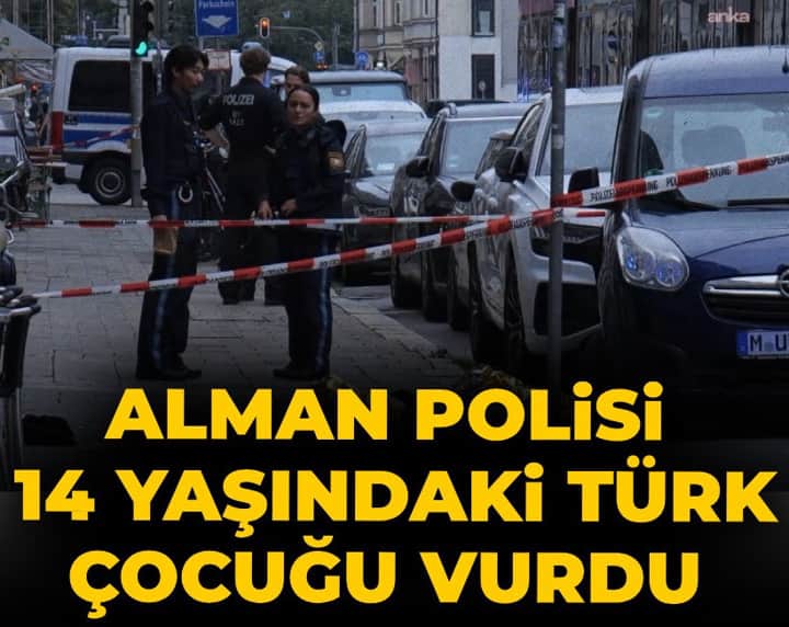 Alman polisi 14 yaşındaki Türk çocuğu vurdu! Alman polisi 14 yaşındaki Türk çocuğu vurdu!