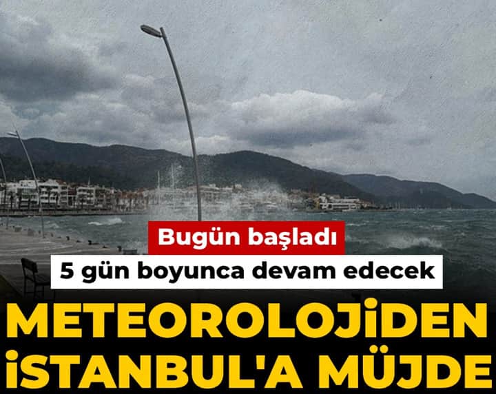 Meteorolojiden İstanbul'a müjde! Bugün başladı: 5 gün boyunca devam edecek Meteorolojiden İstanbul'a müjde! Bugün başladı: 5 gün boyunca devam edecek