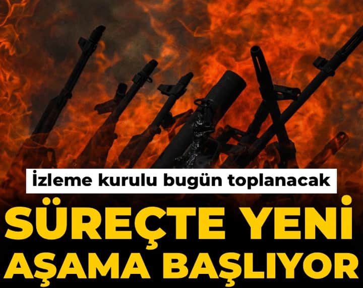 İmralı Süreci'nde yeni aşama başlıyor: 'İzleme kurulu' bugün toplanacak İmralı Süreci'nde yeni aşama başlıyor: 'İzleme kurulu' bugün toplanacak