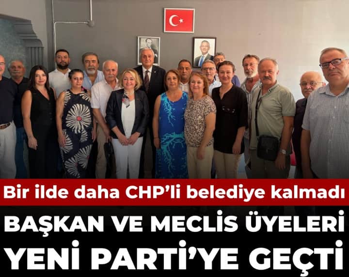 Bir ilde daha CHP'li belediye kalmadı: Başkan YENİ Parti'ye transferini duyurdu Bir ilde daha CHP'li belediye kalmadı: Başkan YENİ Parti'ye transferini duyurdu