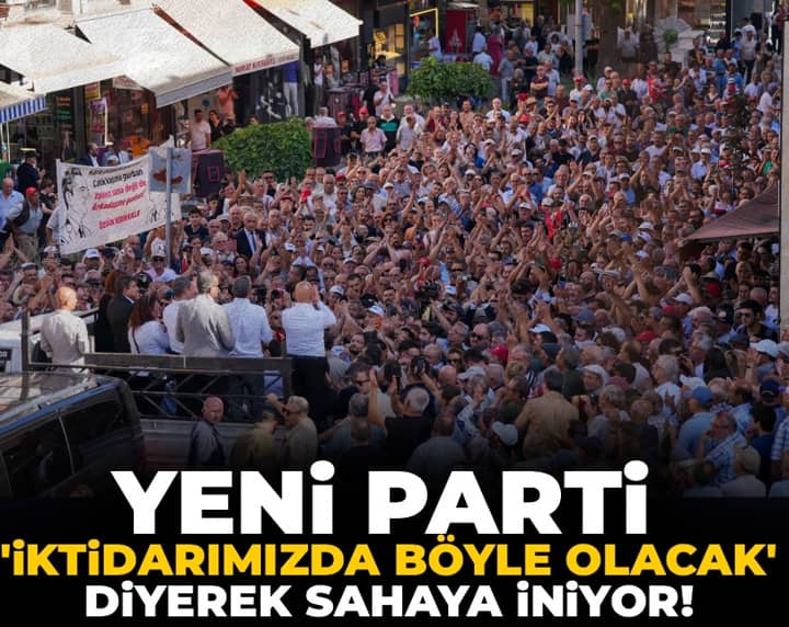 YENİ Parti 'İktidarımızda böyle olacak' diyerek sahaya iniyor! Sorun değil çözümler anlatılacak YENİ Parti 'İktidarımızda böyle olacak' diyerek sahaya iniyor! Sorun değil çözümler anlatılacak