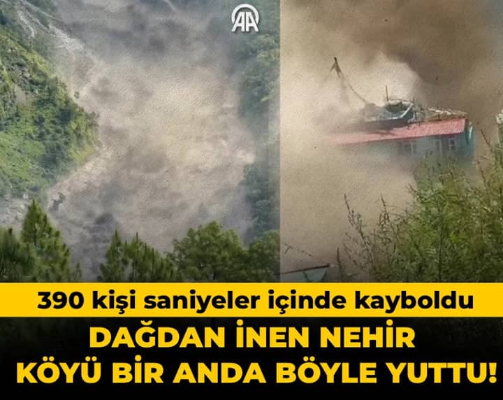 Aniden taşan nehir köyü bir anda yuttu: 390 kişi saniyeler içinde kayboldu Aniden taşan nehir köyü bir anda yuttu: 390 kişi saniyeler içinde kayboldu