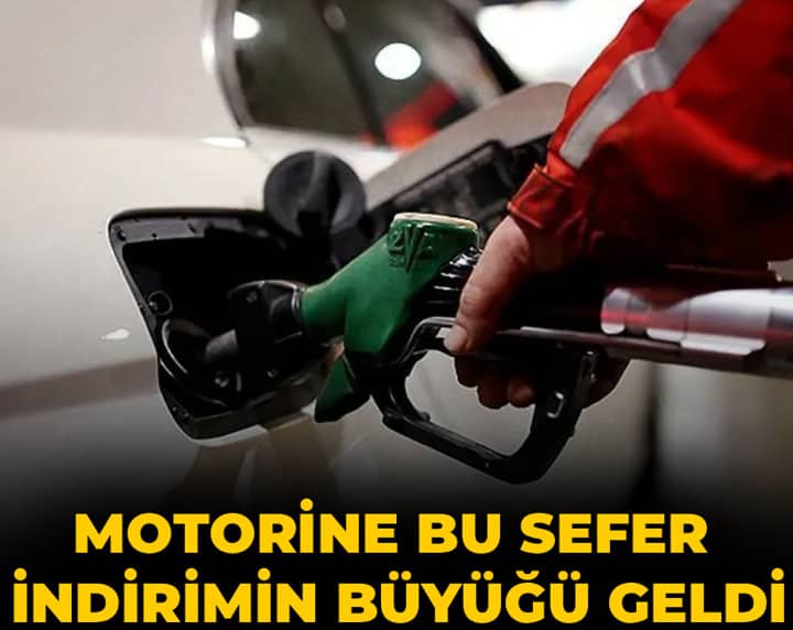 Motorine bu sefer indirimin büyüğü geldi Motorine bu sefer indirimin büyüğü geldi